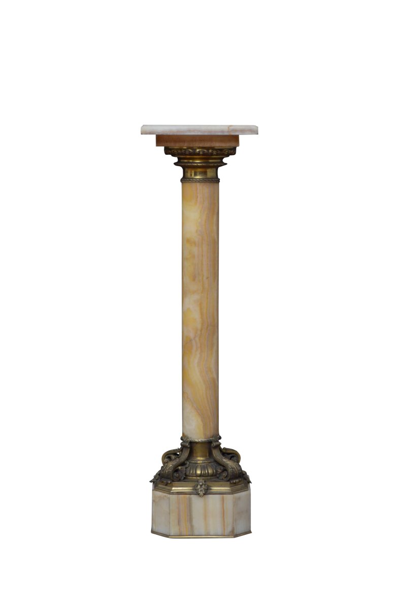 19th Century Onyx Column - Image 7